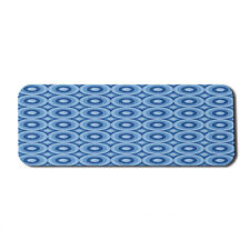 Ambesonne Blue Pattern Rectangle Non-Slip Mousepad, 31