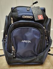 OGIO Mastermind Laptop Backpack NWT, Navy/Black, (Arista Networks, Inc. Logo) picture