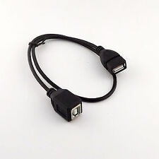 10pcs USB 2.0 A Female to B Female Scanner Printer Extension Adapter Cable 50cm picture