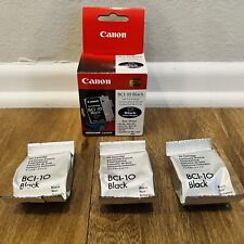Genuine Canon BCI-10 Black Ink | 3 Pack | BJ-30 BJC-50 BJC-70 BJC-80 BN750 picture