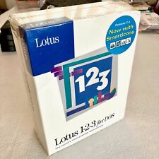 Vintage Lotus 123 Release 2.4 for DOS 1992 Software 3.5 Diskettes NOS NEW SEALED picture