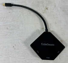 CABLEDECONN Multi-Function Big DisplayPort DP2 to HDMI VGA DVI Cable Converter picture