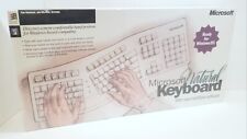Vintage 1995 Microsoft Natural Keyboard Windows & MS-DOS Systems FACTORY SEALED picture