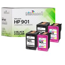 4-pk For HP901 Blk/Clr Ink Cartidge Combo For Officejet J4624 J4660 J4680 Series picture