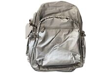 vintage brand new 45cm backpack Kipling Seoul open-side pockets metallic silver picture