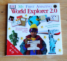 My First Amazing World Explorer Activity Pack CD-ROM Puzzle Map Stickers Box picture