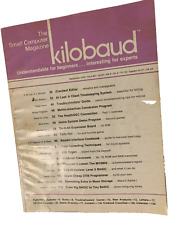 VINTAGE kilobaud Issue 15 MAGAZINE SEPT 1978 UOS RARE COLLECTIBLE picture