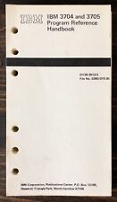 IBM - Very Rare 3704 and 3705 Program Reference Handbook (1977) picture