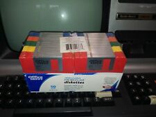 50 Office Depot 2HD IBM Formatted 3.5 Floppy Disk Diskettes 1.44 MB Factory Seal picture
