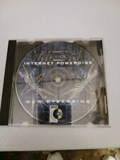 Vintage WCW.com Internet Powersite Powerdisk Cyber-ring CD-ROM Disk picture