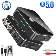 USB Bluetooth 5.0 Transmitter Receiver Wireless NFC to 2RCA Stereo Audio Adapter picture