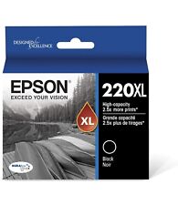 Epson 220XL (T220XL120) Black Ink Cartridge Genuine Original Exp 02/2025 picture