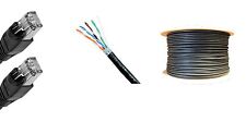 300'FT CAT-6 23AWG OUTDOOR Waterproof Direct Burial SHIELDED CABLE UV ETHERNET  picture