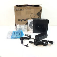 Shuttle XPC Nano NC02U Black Portable 4K Dual Channel Mini PC Used picture