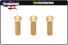 V6 Volcano Nozzle, M6 Thread, 1.75 filament, Stainless Steel or Brass picture