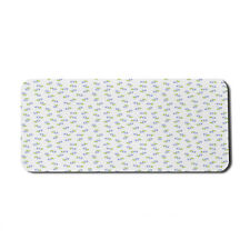 Ambesonne Colorful Floral Rectangle Non-Slip Mousepad, 35
