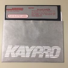 Vintage 1981 KAYPRO Microsoft Basic -80 Software 5.25” Floppy Disk VHTF picture