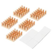 Copper Heatsink 14x9x4mm with Self Adhesive for IC Chipset Cooler 5pcs picture