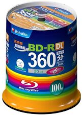 Verbatim Blu-ray BD-R DL 50GB 1-6x 100 discs VBR260RP100SV1 NEW picture