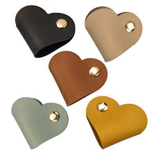 Cute Heart Cord Organizer Portable PU Leather Heart Styling Cable Organizer  picture