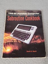 TRS-80 Portable Computer Subroutine Cookbook Rare Vintage Computer Manual 1984 picture