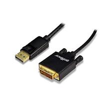 gofanco 6ft DisplayPort to DVI Adapter Cable 1080p – Black (DPDVI6F) picture