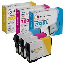 LD Remanufactured Epson 702XL High Yield Ink: Cyan, Magenta, Yellow 3-Pack picture