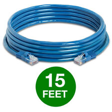 20PCS Cat5e Network Cable 1.5-15ft Ethernet LAN Cord for Gaming & Streaming Blue picture