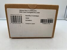 TDK I2376998-5 Pack of 5 Ultrium Gen 5 Cartridge 1.5TB/3TB With Case New picture
