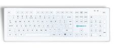 PUREKEYS Medical Keyboard Full Size USB White for Hospital, Dentist, Laboratory picture