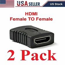 2X HDMI Female to Female Coupler Connector Extender Adapter Cable HDTV 1080P 4K picture