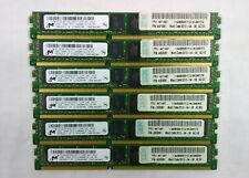 Lot of 6 Micron 2GB x 6 (12GB) PC3-10600R DDR3-1333 REG ECC 1Rx4 Server Memory  picture