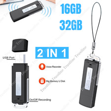 Mini Voice Activated Digital Sound Audio Recorder USB Disk Flash Drive 16GB/32GB picture