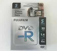 Lot Fujifilm Media 25302444 DVD-R Camcorder 1.4 GB / 30 Min 4X  picture