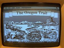 Vintage Macintosh Games Oregon Trail B/W 800k Floppy Disk picture