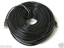 200FT 200 FT RJ45 CAT5 CAT 5 HIGH SPEED ETHERNET LAN NETWORK BLACK PATCH CABLE picture