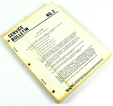 1973 WANG LABORATORIES SERVICE BULLETINS & More for 700/720 Series Calculator picture