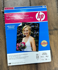 HP Premium Plus Photo Paper, 50 Sheets, Soft-Gloss, 8.5 x 11 Open box picture