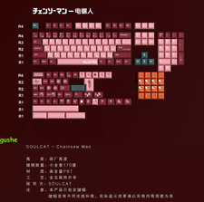 Anime Chainsaw Man Theme Keycaps Cherry PBT 170 Keys New For Cherry MX Keyboard picture