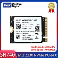 WD SN740 1TB M.2 SSD 2230 NVMe PCIe Gen 4x4 SSD For Surface Steam Deck From USA picture