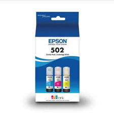 EPSON T502 EcoTank Genuine Ink Ultra-High Capacity Bottle Color Combo Exp. 2027 picture