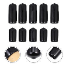 10 Pcs Rubber Case Pool Cue Tips Replacement Kit Snooker Head Cover picture