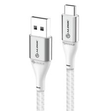 O-Alogic 30cm Super Ultra USB 2.0 USB-C to USB-A Cable 3A/480Mbps Silver picture