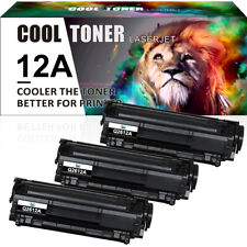 3PK Q2612A 12A Toner Cartridge Compatible For HP LaserJet 3030 3050 3052 printer picture