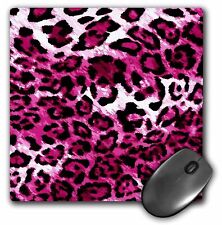 3dRose Hot pink leopard animal print fun for any party MousePad picture