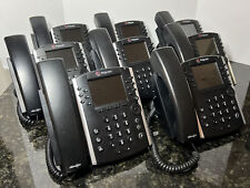Lot of 8 Polycom VVX 400 Office IP PoE Phones, 12 Line, No Power Supplies picture