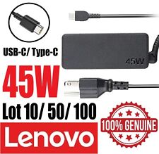 Genuine LOT  Lenovo 45W USB-C Type-C AC Adapter Charger 20V LOT Retail Wholesale picture
