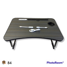 FAYQUAZE Portable Laptop Bed Table Desk with USB Charge Ports & Tablet Holder picture