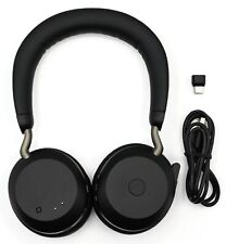 Jabra Evolve2 75 Wireless Headphones Black With USB-C Link 380 Bluetooth Adapter picture