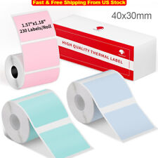 40x30mm 3 Rolls Self-Adhesive Thermal LabelSticker Paper for Phomemo M110/M200 picture